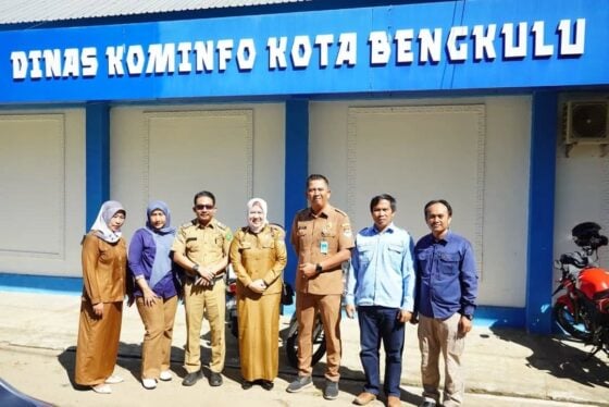 Dinas Kominfo Pagar Alam Kunjungi Kominfo Bengkulu Bahas SIPD E-Walidata dan SDI
